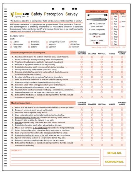 Safety Inspection Form